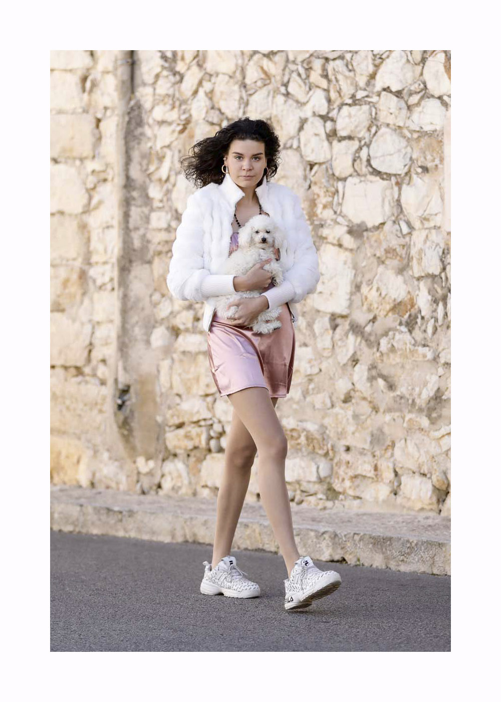 Claire Alemany Streetstyle Shooting auf Mallorca