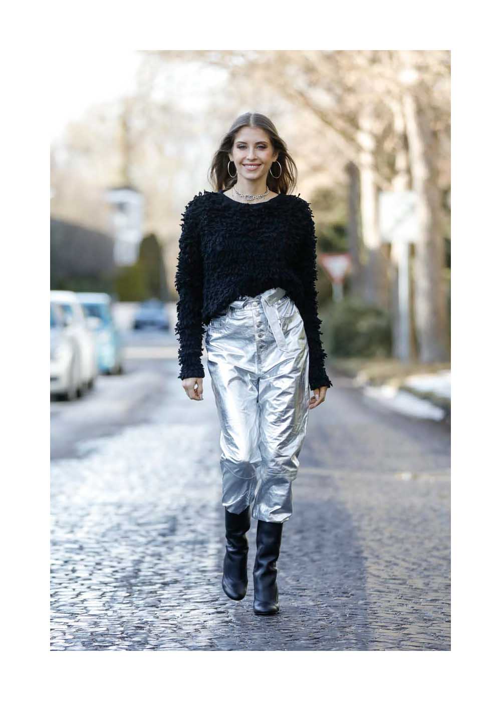Streetstyle mit Cathy Hummels in München