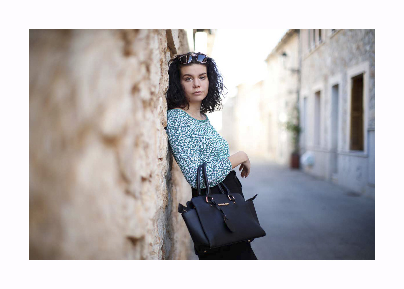 Claire Alemany Streetstyle Shooting auf Mallorca